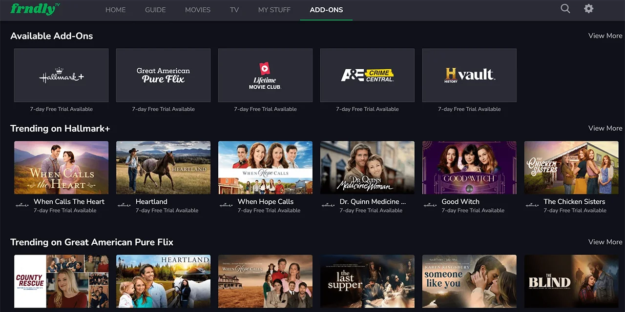 Frndly TV preview